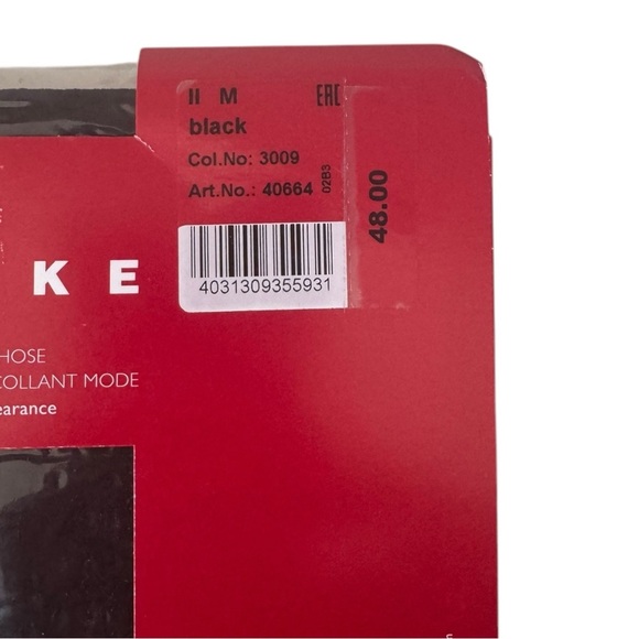 Falke Houndstooth 15 DEN Women Tights - 2 Pairs Medium 10-12 Black - Picture 4 of 7